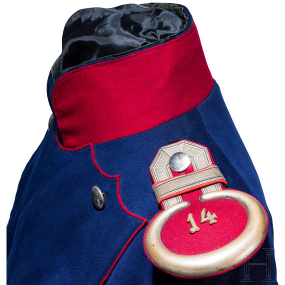 Ulanka f&uuml;r Offiziere im 2. Hannoverschen Ulanen-Regiment Nr. 14, um 1900