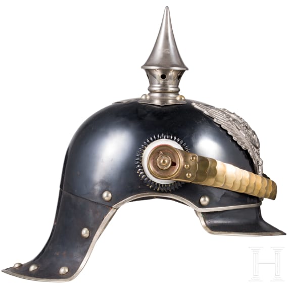Helm f&uuml;r Mannschaften der J&auml;ger zu Pferde, um 1900