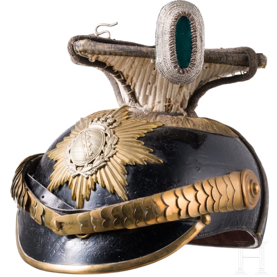 Tschapka f&uuml;r Offiziere im K. S. 1. Ulanen-Regiment "Kaiser Franz Joseph von &Ouml;sterreich, K&ouml;nig von Ungarn" Nr. 17