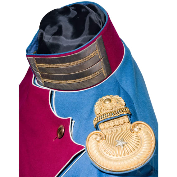 Ulanka f&uuml;r Offiziere im K&ouml;niglich S&auml;chsischen 2. Ulanen-Regiment Nr. 18, datiert 1914
