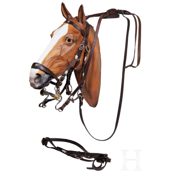 A bridle for members of the heavy cavalry regiments