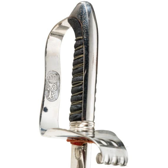 An Eisenhauer sabre M 1861 for infantry officers with ducal cipher