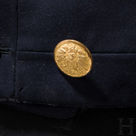 A tailcoat for the small uniform of imperial civil servants, circa 1900