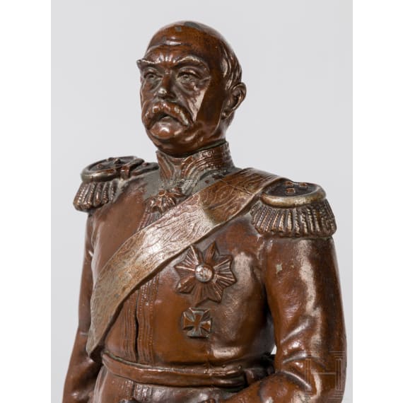 Bismarck in cuirassier uniform, circa 1900