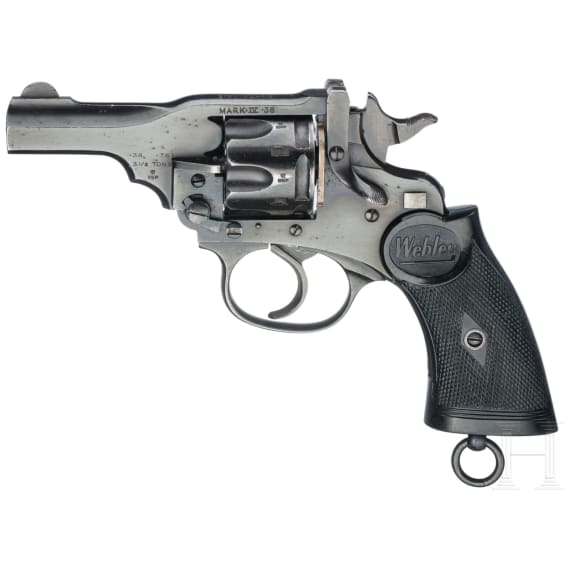 A Webley & Scott Mk. IV, .38