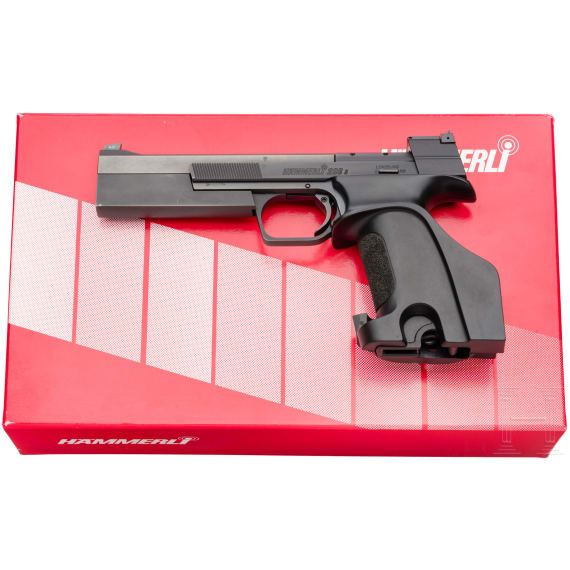 A H&auml;mmerli Mod. 208s semi-auto pistol, in box