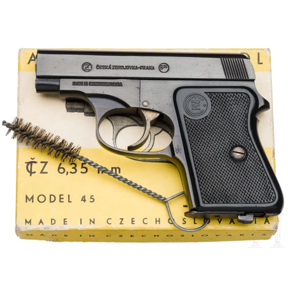CZ Mod. 45, mit Holster und Karton