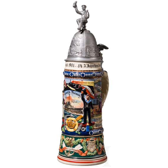 A reserve mug of the Imperial Navy of S.M.S. Helgoland, Wilhelmshaven
