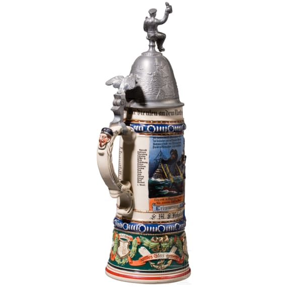A reserve mug of the Imperial Navy of S.M.S. Helgoland, Wilhelmshaven