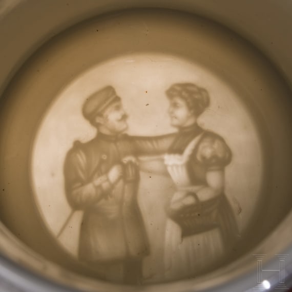 Four reservist mugs from different W&uuml;rttemberg infantry regiments