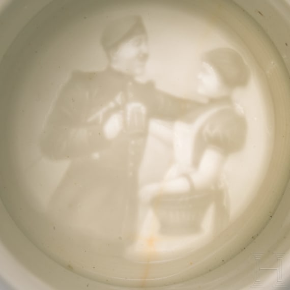 Two reservist mugs from the "K&ouml;nig" Dragoon Regiment, Stuttgart-Cannstatt