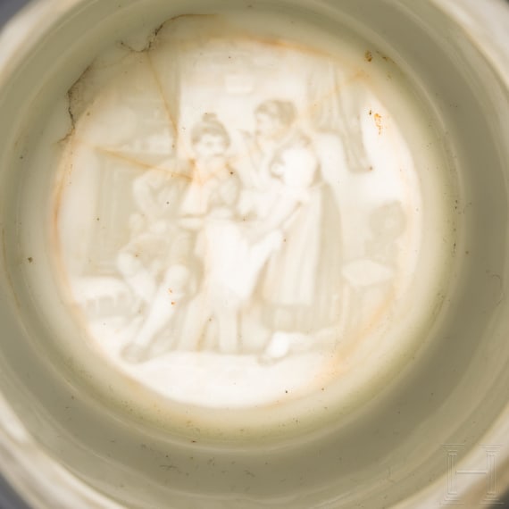 Four early reservist mugs from W&uuml;rttemberg regiments