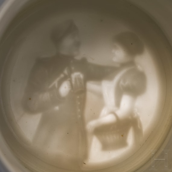 Three reservist mugs from different regiments stationed in Ludwigsburg