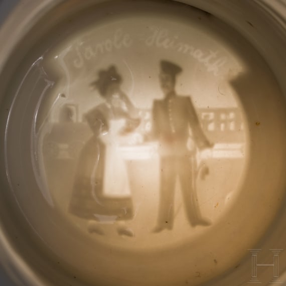 Two rare W&uuml;rttemberg reservist mugs