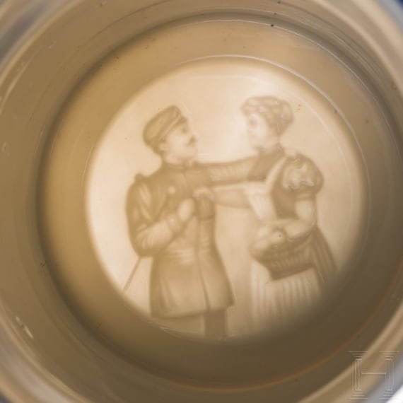 Three reservist mugs of the W&uuml;rtt. Field. Art. Regt. No. 65 Ludwigsburg