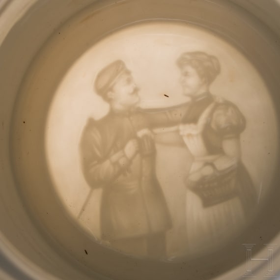 Three reservist mugs of the W&uuml;rtt. Field. Art. Regt. No. 65 Ludwigsburg