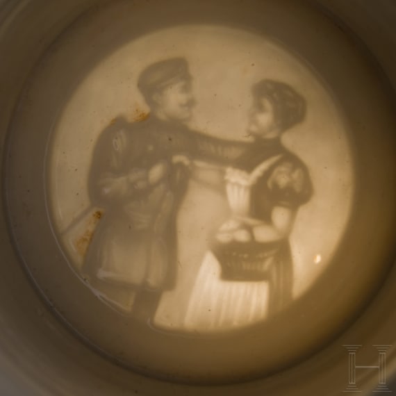 Three reservist mugs from infantry regiments from Constance, Amberg and Kassel