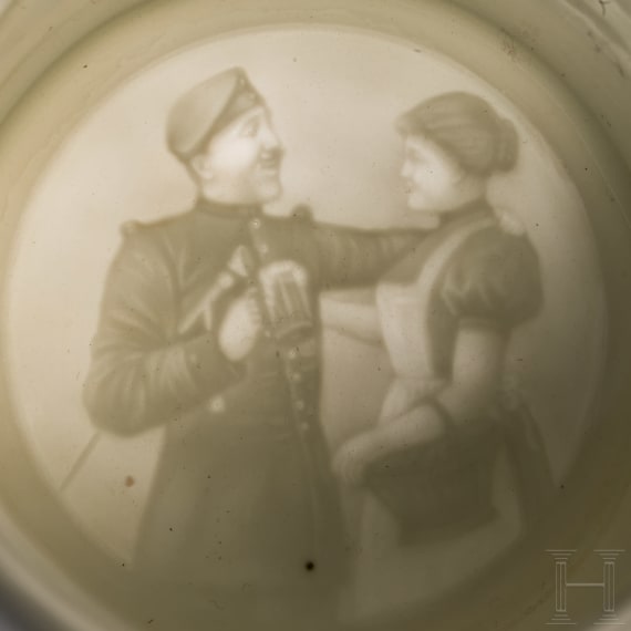 Three reservist mugs from infantry regiments from Constance, Amberg and Kassel