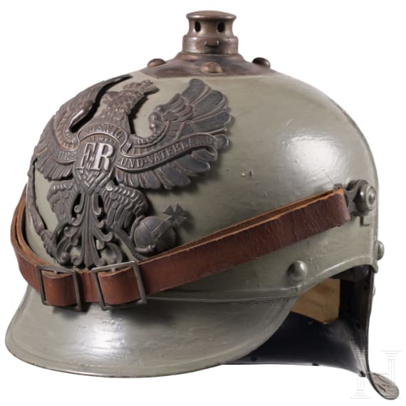 A helmet for cuirassier troops, war design, circa 1916