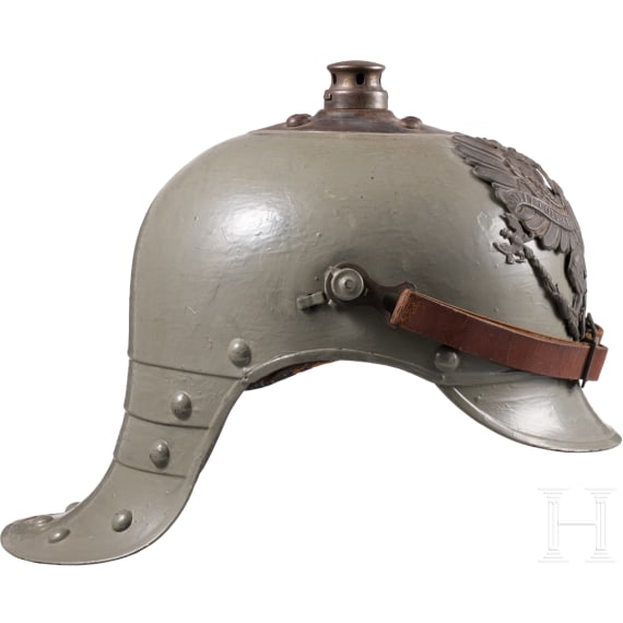 A helmet for cuirassier troops, war design, circa 1916