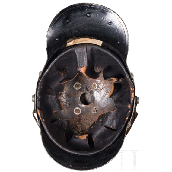 A helmet for cuirassier troops, war design, circa 1916