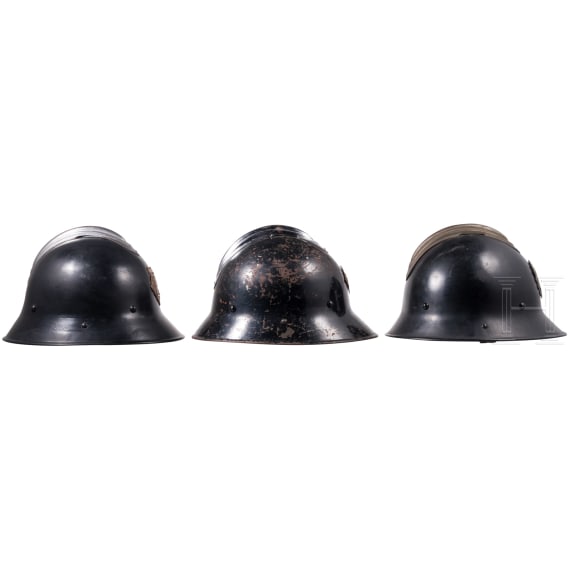 A steel helmet M 16 with remnants of camouflage paint