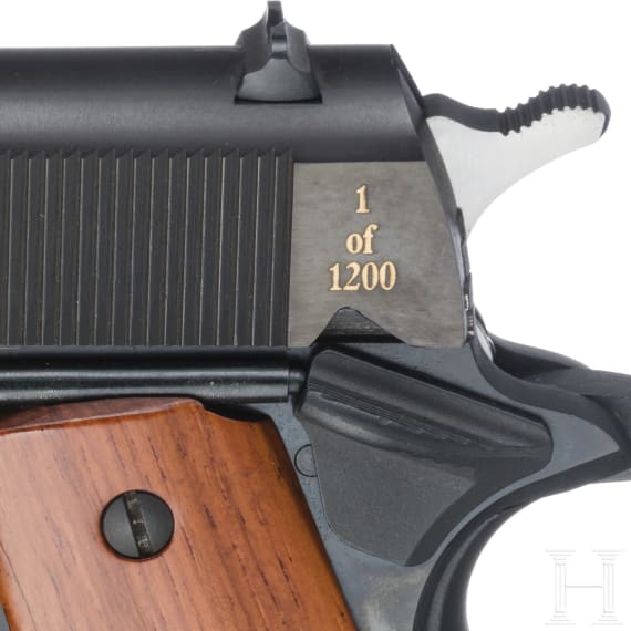Colt Mk IV Commemorative Texas Departement of Public Safety, in Holzkassette