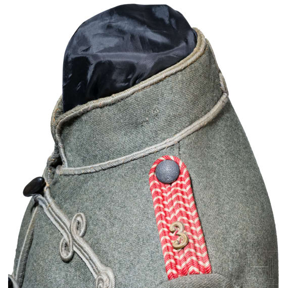 A field grey attila for troopers in Hussar Regiment No. 3, circa 1914