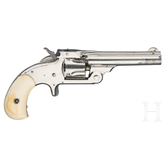 Smith & Wesson Mod. 1&frac12; Single Action, Elfenbeingriffschalen
