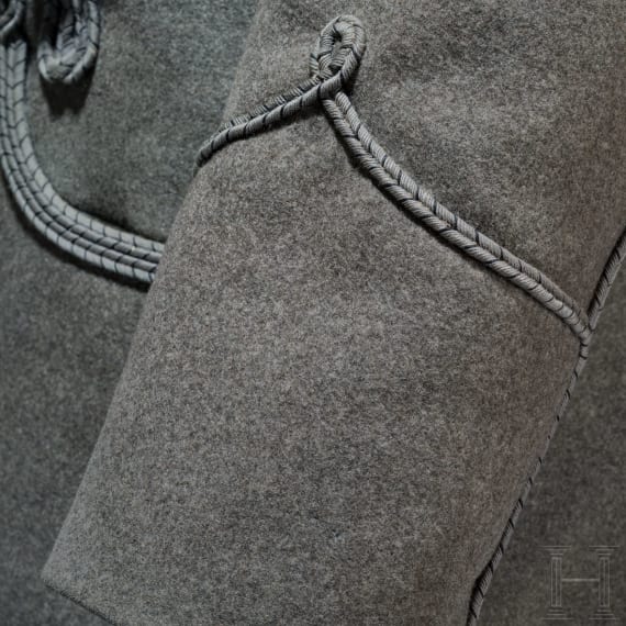 A field grey Attila for staff officers in the 2nd Westphalian Hussar Regiment No. 11, dated 1916