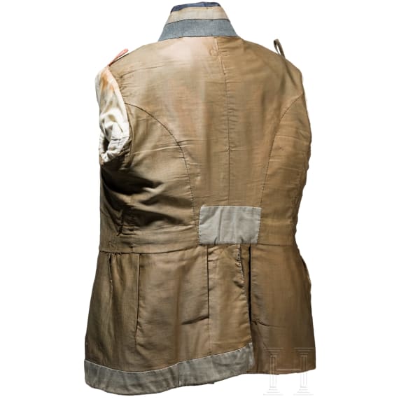 A field grey attila for officers in the Thuringian Hussar Regiment No. 12