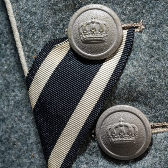 A field-grey Ulanka for non-commissioned officers in the Royal Uhlan Regiment (1st Hanoverian) No. 13, dated 1914