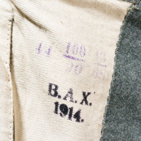 A field-grey Ulanka for non-commissioned officers in the Royal Uhlan Regiment (1st Hanoverian) No. 13, dated 1914