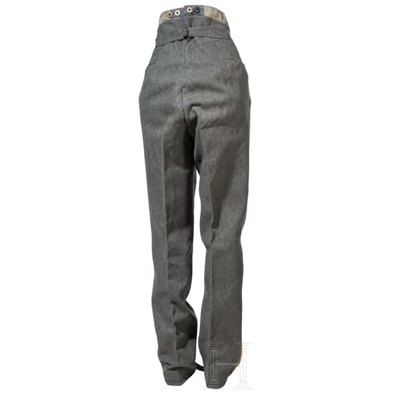 Long trousers for the officers' field grey uniform