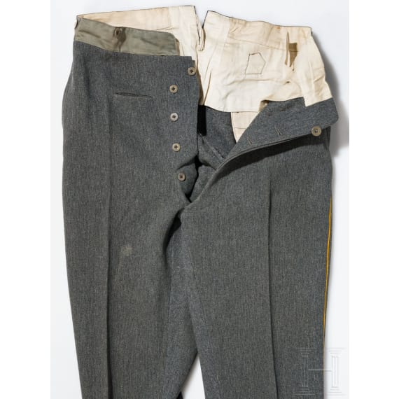 Long trousers for the officers' field grey uniform
