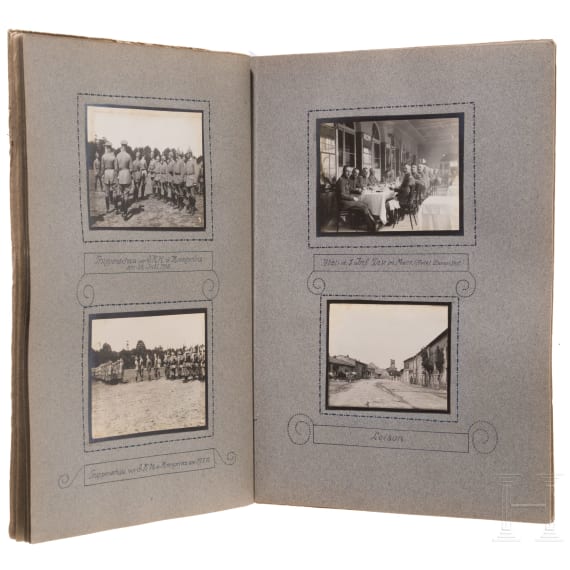 Three German photo albums, mostly Carpathian Front, 1916&ndash;1917