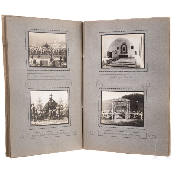 Three German photo albums, mostly Carpathian Front, 1916&ndash;1917