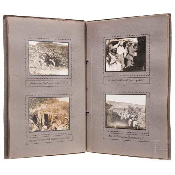 Three German photo albums, mostly Carpathian Front, 1916&ndash;1917