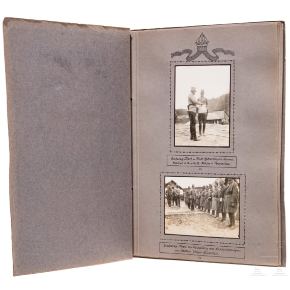 Three German photo albums, mostly Carpathian Front, 1916&ndash;1917