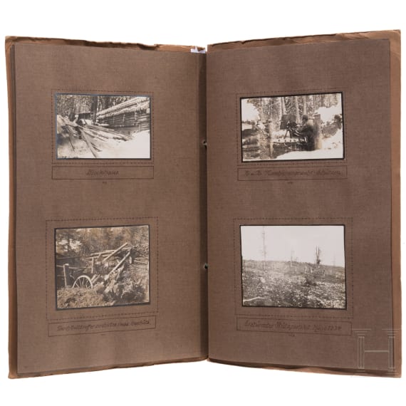 Three German photo albums, mostly Carpathian Front, 1916&ndash;1917