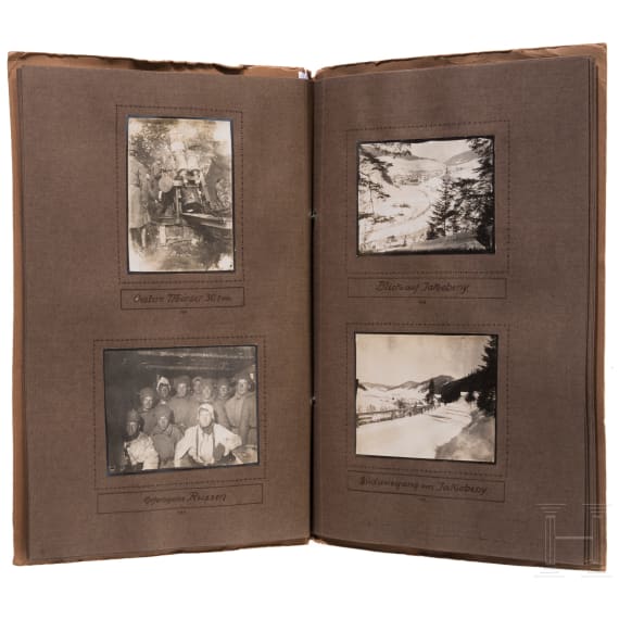 Three German photo albums, mostly Carpathian Front, 1916&ndash;1917
