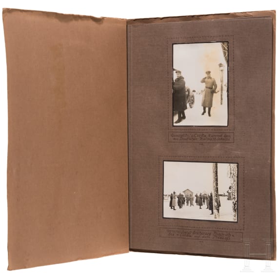 Three German photo albums, mostly Carpathian Front, 1916&ndash;1917
