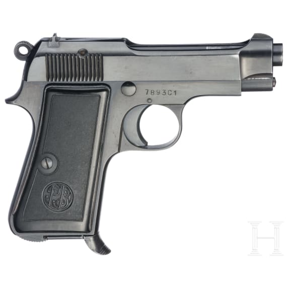 Beretta Mod. 35, im khakifarbenen Leinenholster