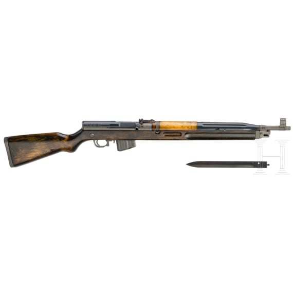 A VZ 52/57 semi-auto rifle, code "she"
