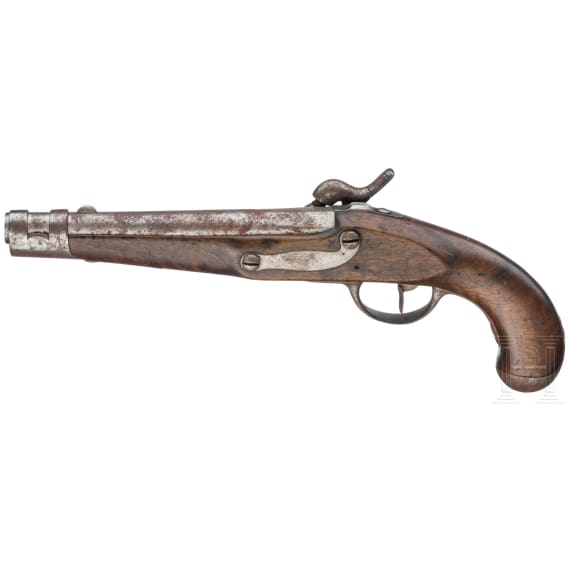 Aptierte Perkussionspistole M 1826/42 U-M, Bayern
