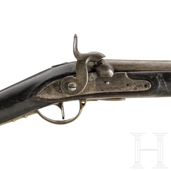 Perkussions-Kavalleriekarabiner, wohl Bayern, um 1840
