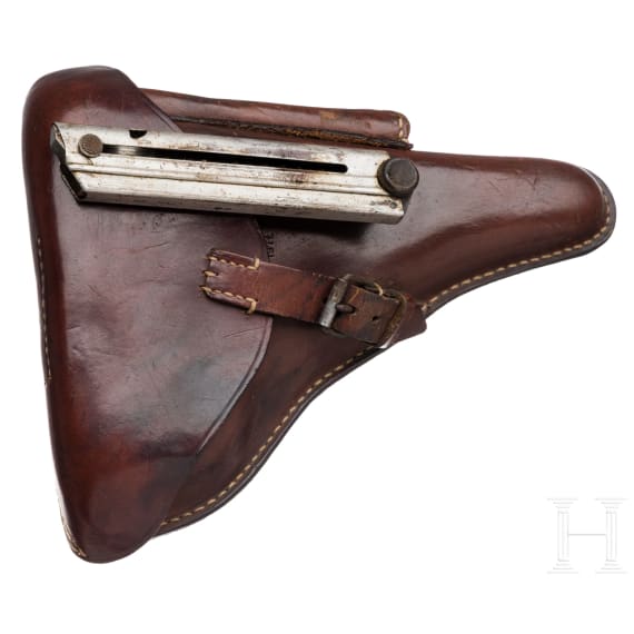 Pistole 08, DWM, 1908, "First Issue", mit Koffertasche
