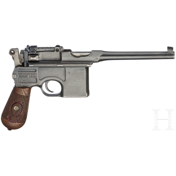 Mauser C 96 "Wartime Commercial" mit kaiserlicher Abnahme und Kasten