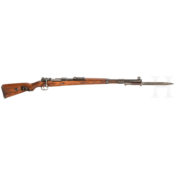 Karabiner 98k, Code "dou 45", Salut, mit Bajonett