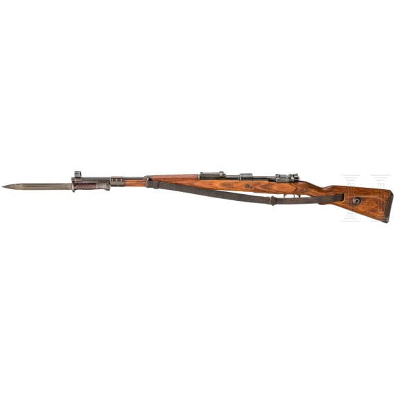Karabiner 98k, Code "dou 45", Salut, mit Bajonett